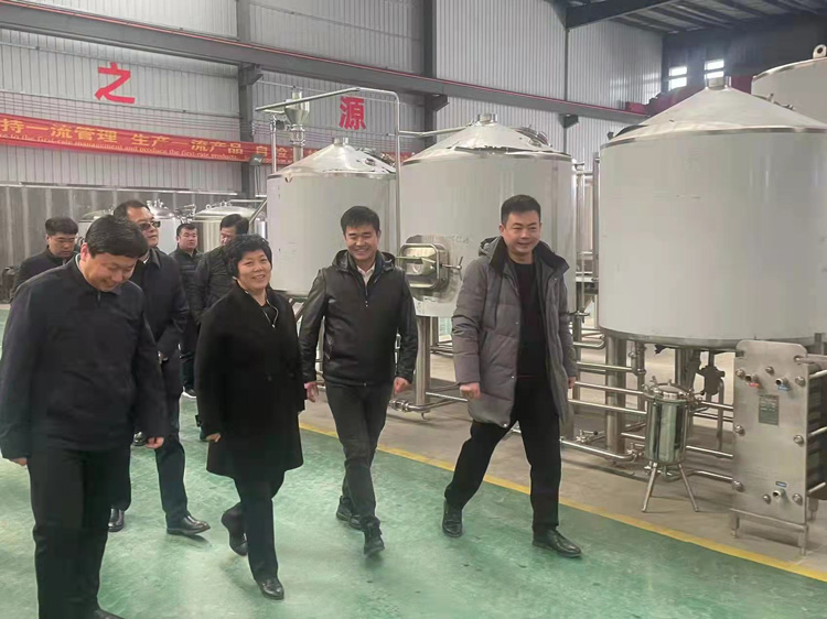山东省济南市区长到赫尔曼工厂进行考察指导工作！